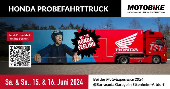 Honda-Probefahrt Truck am 15.&amp;16.06.2024 bei der BMM Moto-Experience in Ettenheim