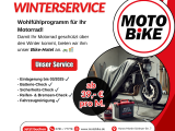 Wohlfühlprogramm für Ihr Motorrad!
Damit Ihr Motorrad geschützt über den Winter kommt. 