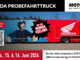 Honda Probefahrttruck 15.&amp;16. Juni bei der BMM MotoExperience in Ettenheim