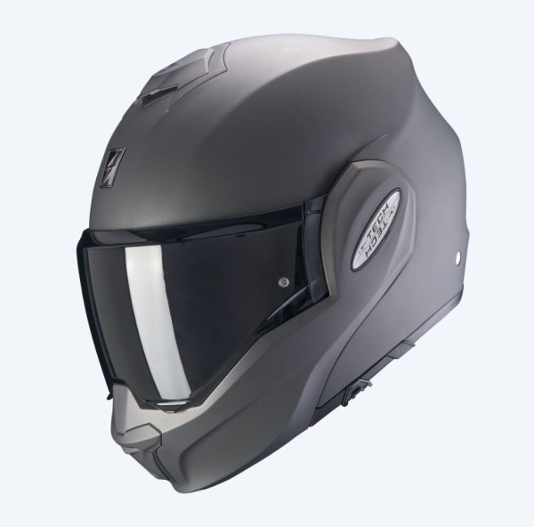 SCORPION EXO-TECH MATT ANTHRACITE KLAPPHELM FLIP BACK