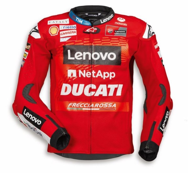 DUCATI ORIGINAL LEDERJACKE MOTO GP TEAM REPLICA 24