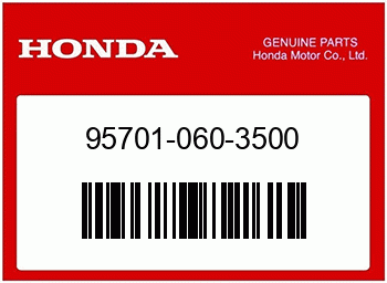Honda FLANSCHENSCHRAUBE, 6X35, Honda-Teilenummer 957010603500