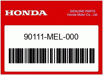 Honda FLACHRUNDKOPF-SCHRAUBE 5X, Honda-Teilenummer 90111MEL000