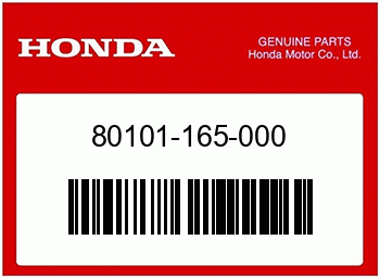 Honda GUMMI, H. FENDERKISSEN, Honda-Teilenummer 80101165000