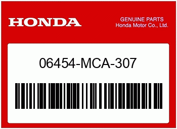 Honda M/C ASSY KIT, SECO, Honda-Teilenummer 06454MCA307